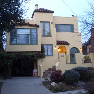 special care is used on this unique smooth stucco home