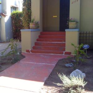 simple walkway painting but you look at it everyday.